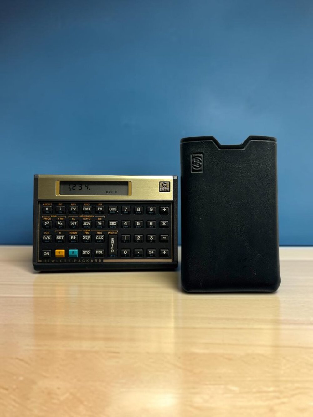 Vintage Hewlett-Packard 12c Financial Calculator w/Case TESTED & WORKING